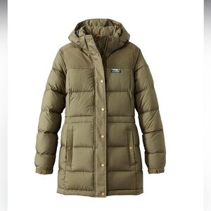 L.L. Bean Olive Green Puffer Jacket